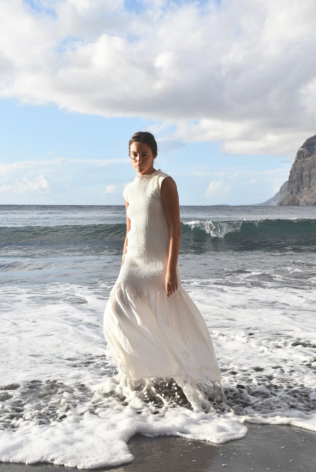 Emma Dress White