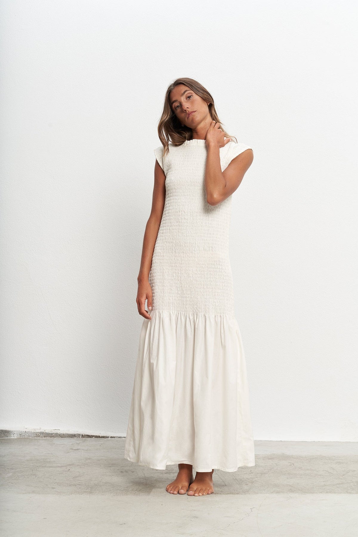 Emma Dress White