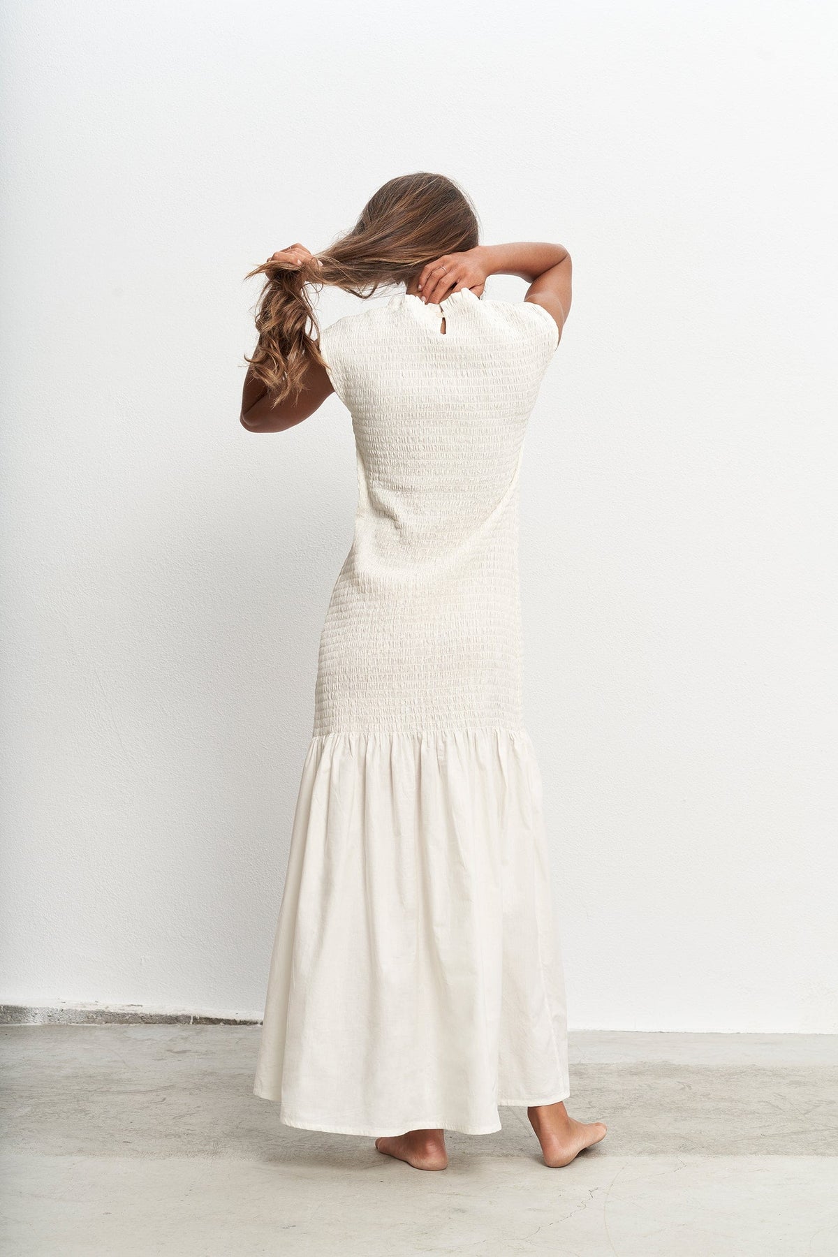 Emma Dress White