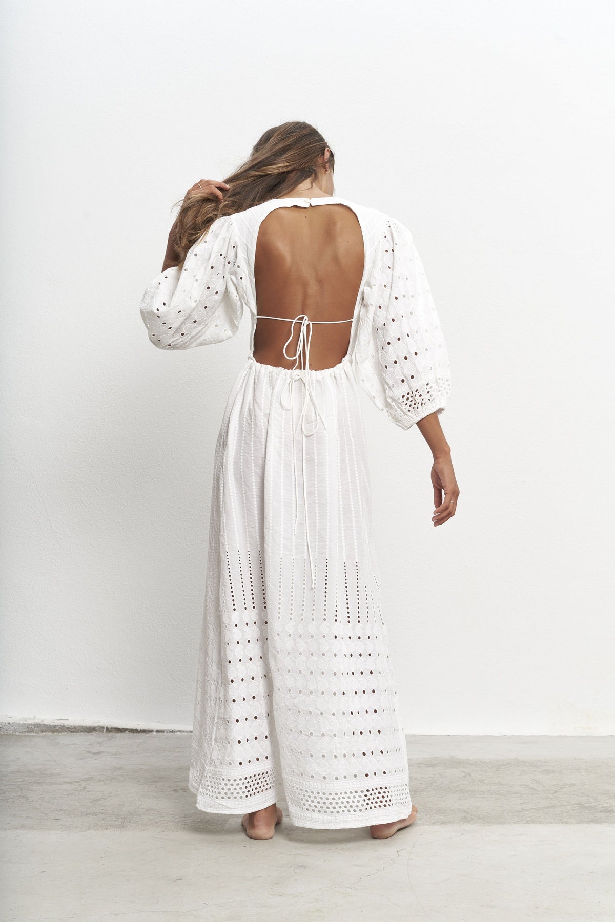 Bruna Dress White