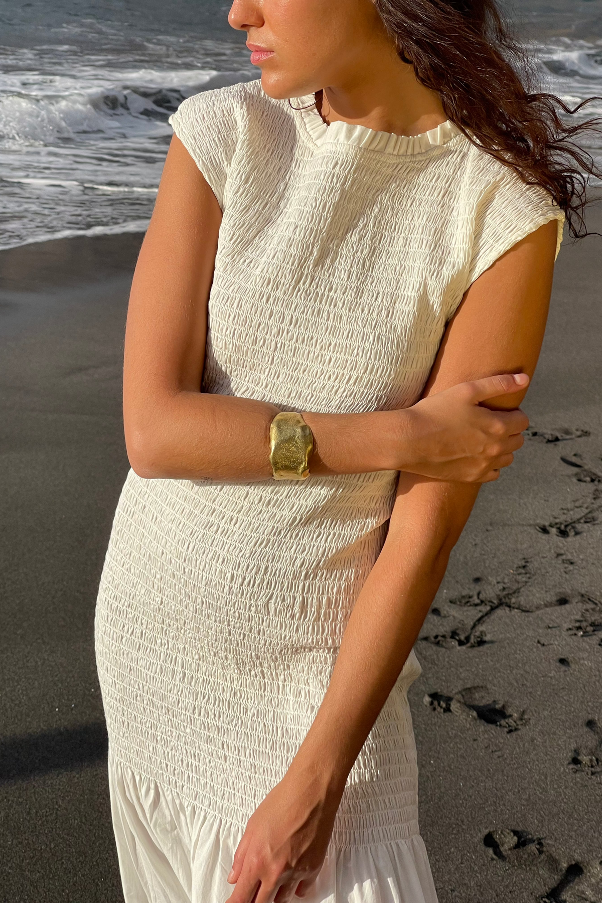 Emma Dress White